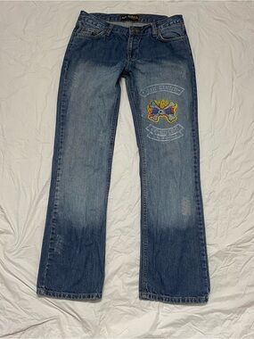 Y2k Lowrise Von Dutch jeans